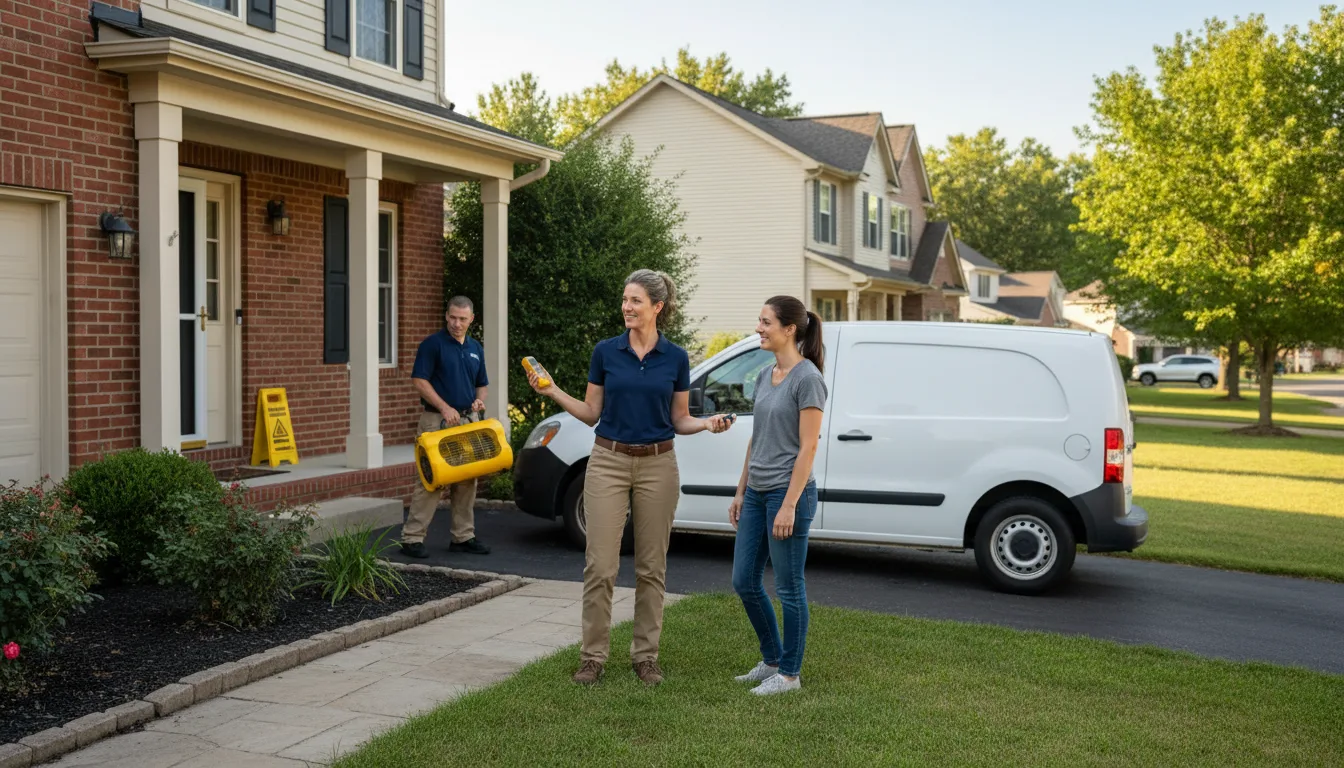 Water restoration image for Water Damage & Restoration Services in Camden, AR